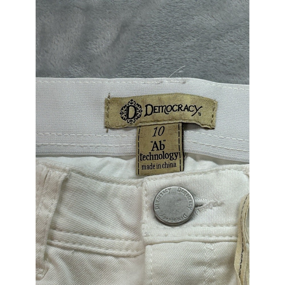 Democracy "Ab"technology NWT White Freedom Ankle Skimmer "Mold & Hold" Size 10 - Picture 8 of 14